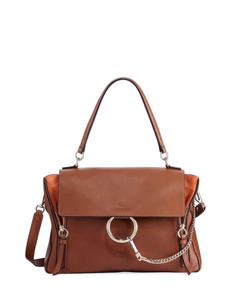 chloe faye day mixed flap shoulder bag|Chloe Faye Day Mixed Flap Medium Shoulder Bag .